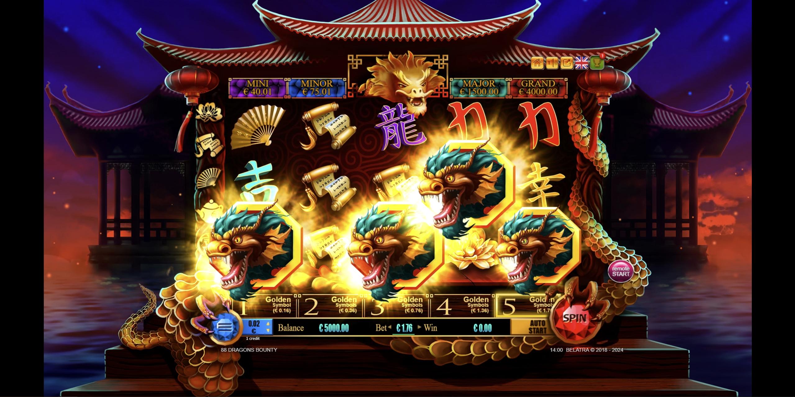 88 Dragons Bounty | Promotion pack | Online slot